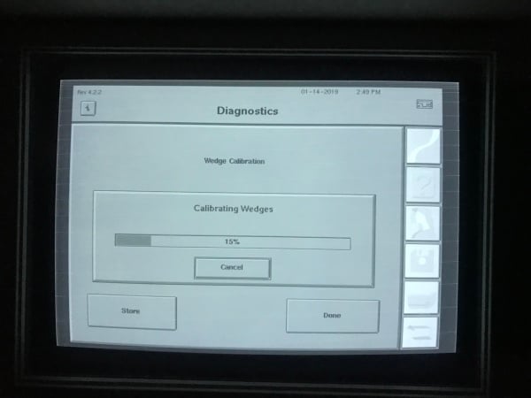 Wedge Callibration On Hfa750i After Motor Board Replacement